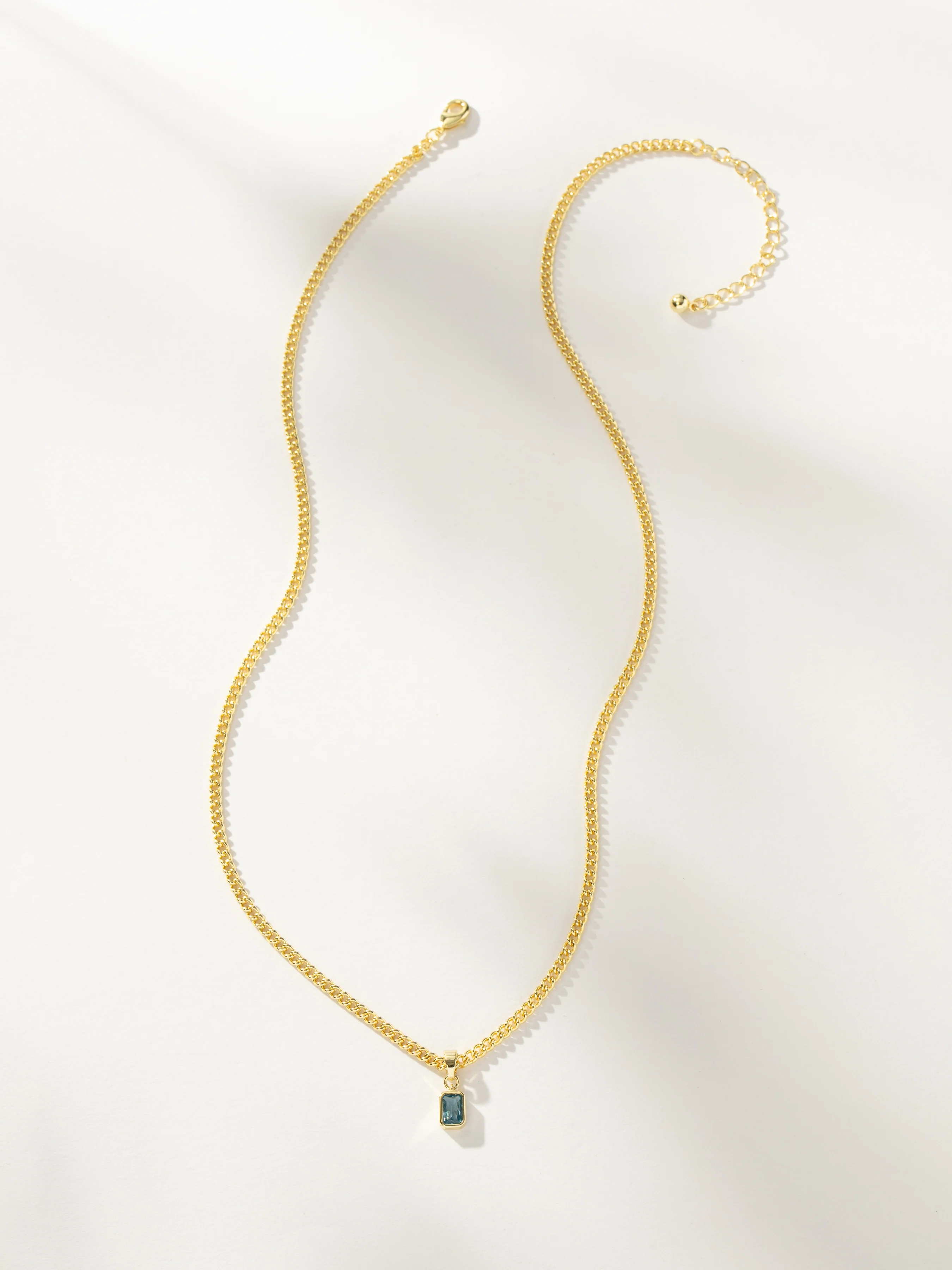 Birthstone Pendant Necklace - Image 37