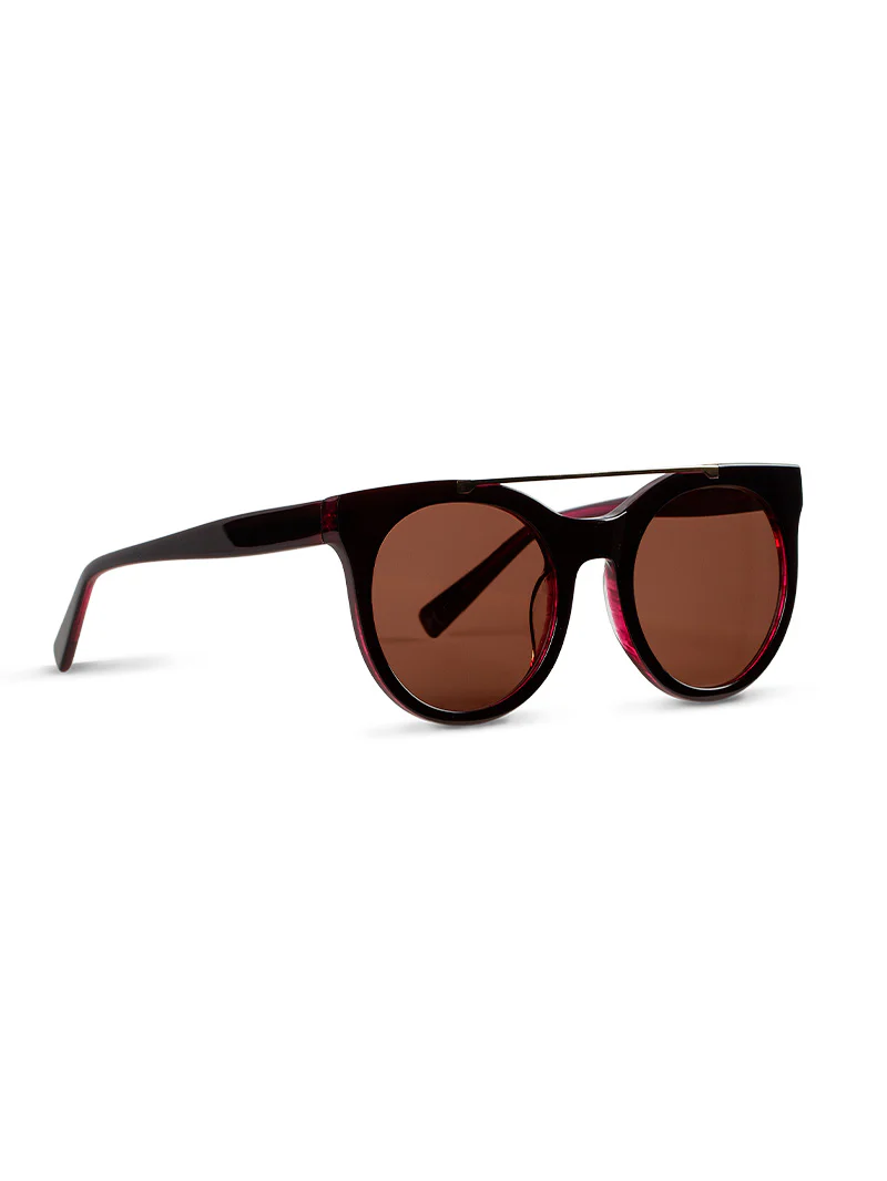 Brow Bar Round Sunglasses - Image 10