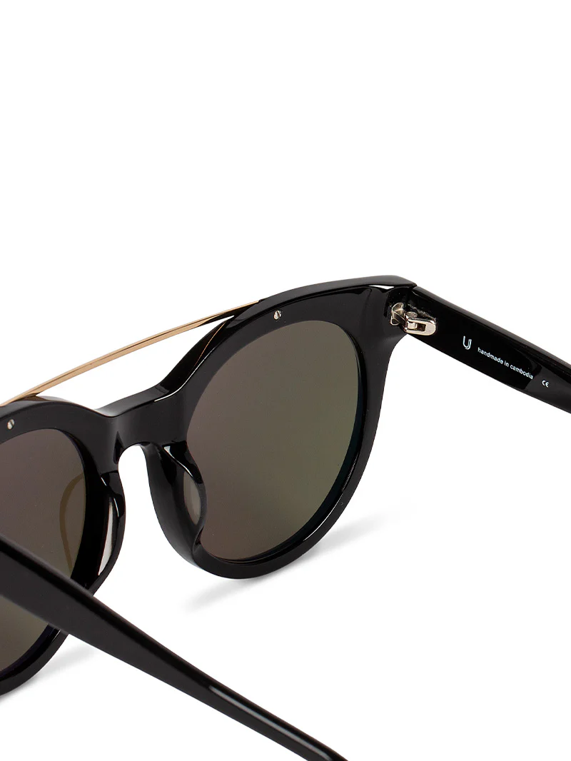 Brow Bar Round Sunglasses - Image 4