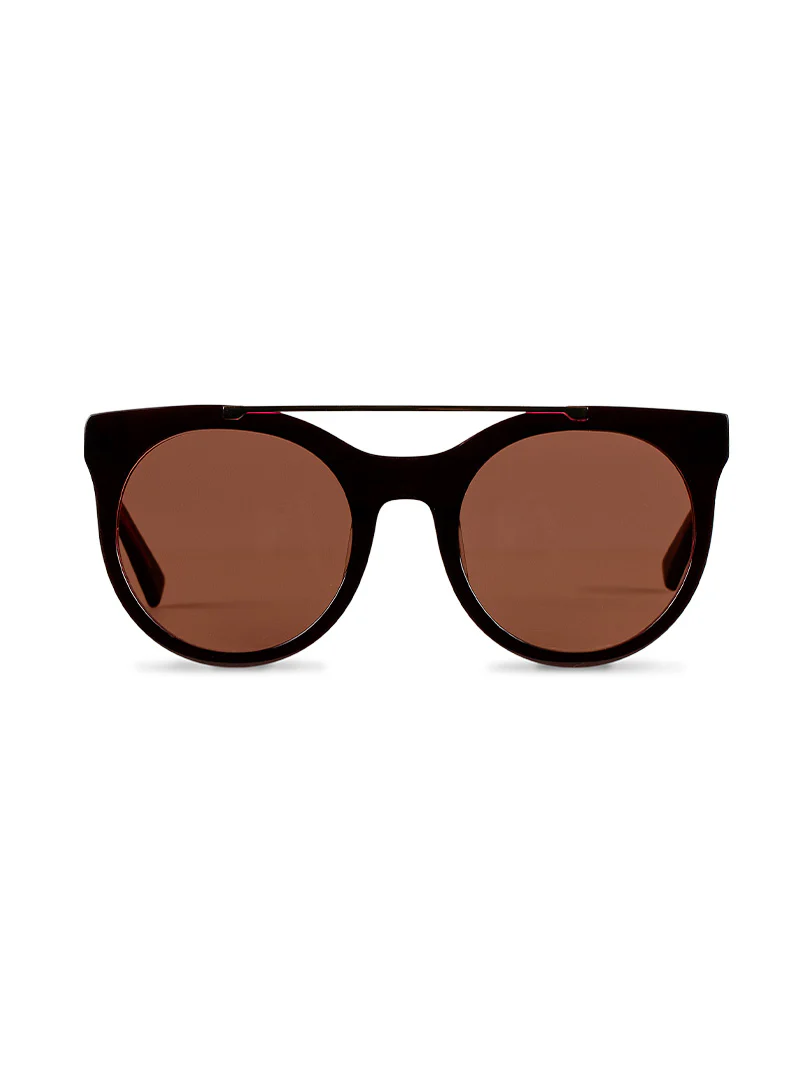 Brow Bar Round Sunglasses - Image 8
