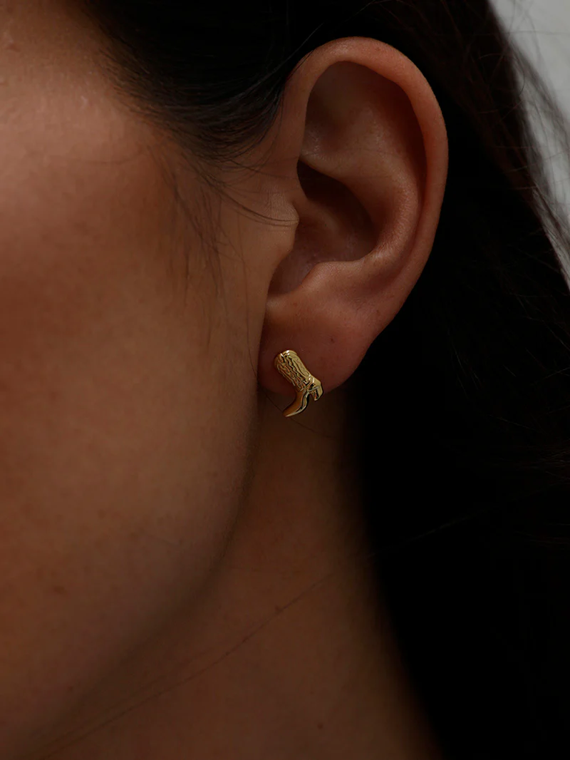 Cowboy Boot Stud Earrings - Image 3