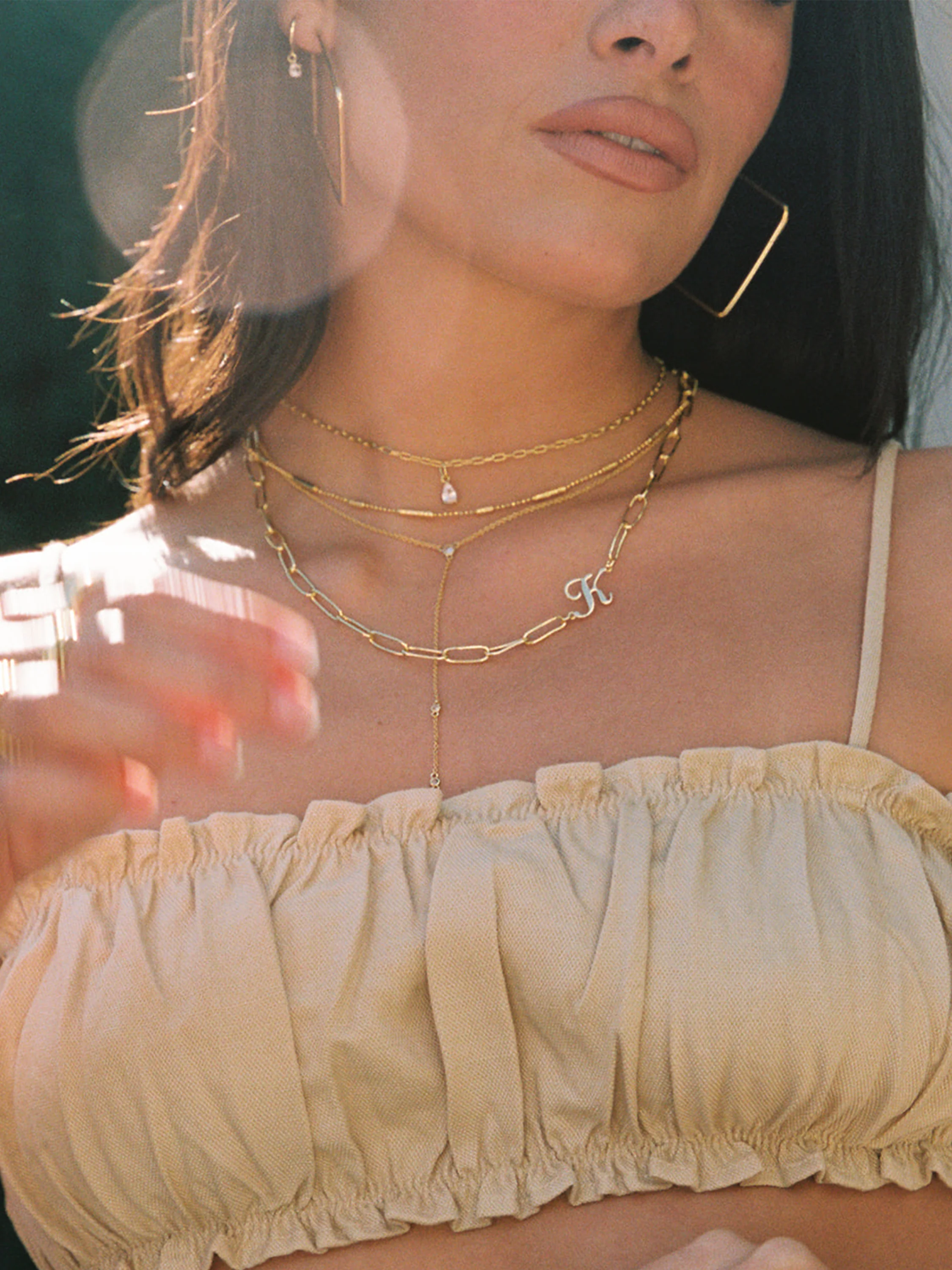 Cursive Initial Necklace - Image 30