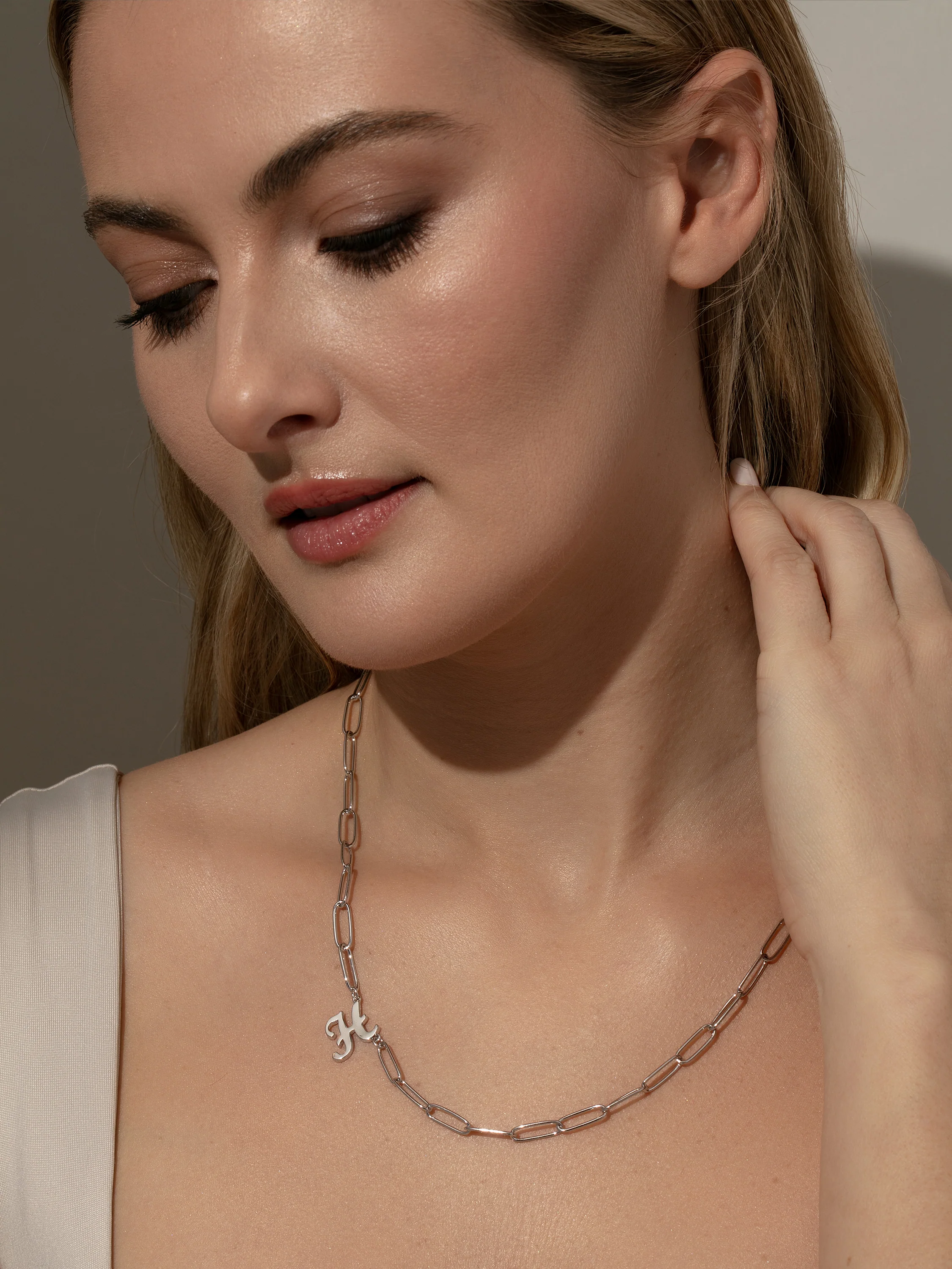 Cursive Initial Necklace - Image 32