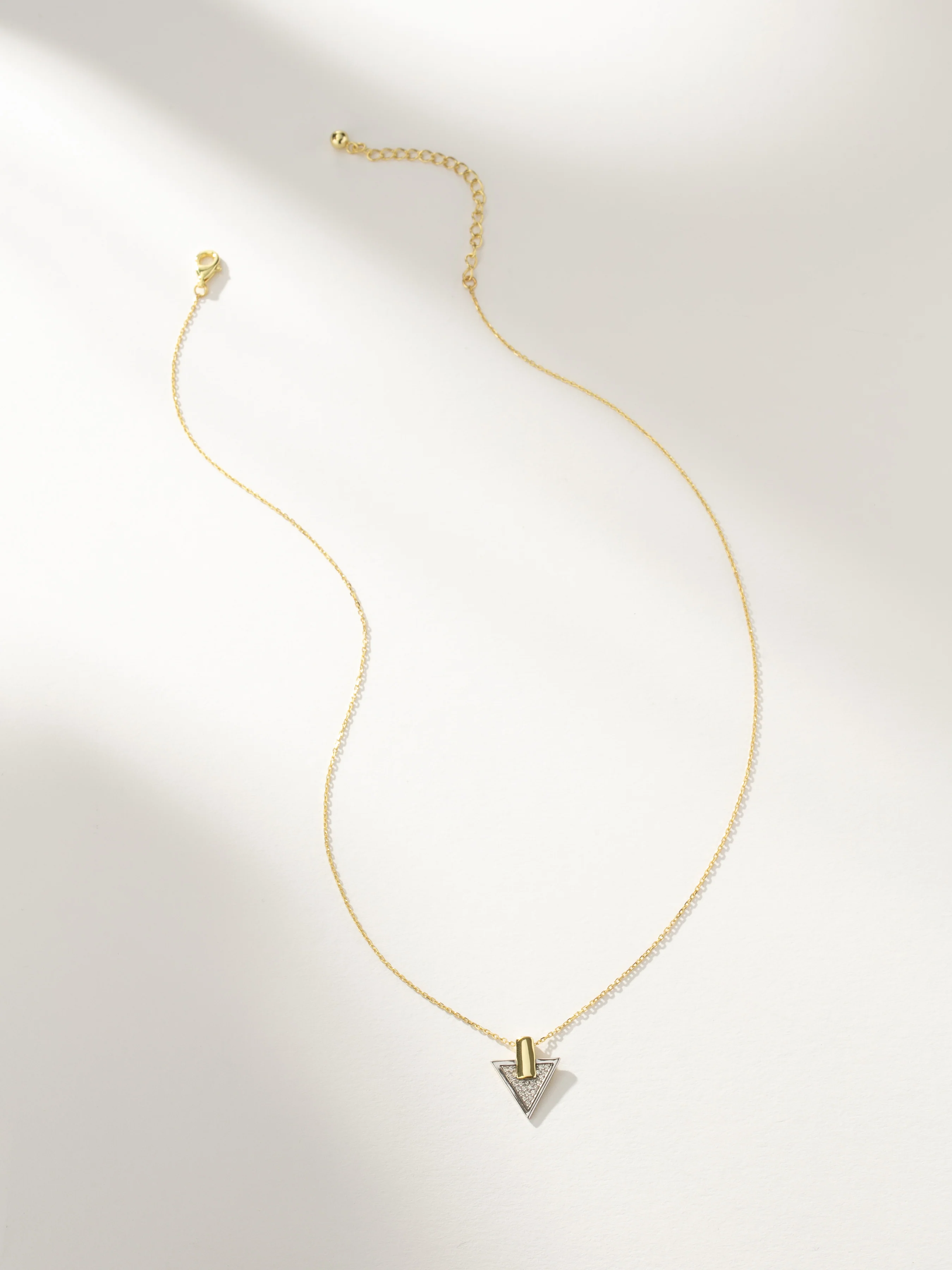 Mixed Metal Desire Pendant Necklace - Image 3