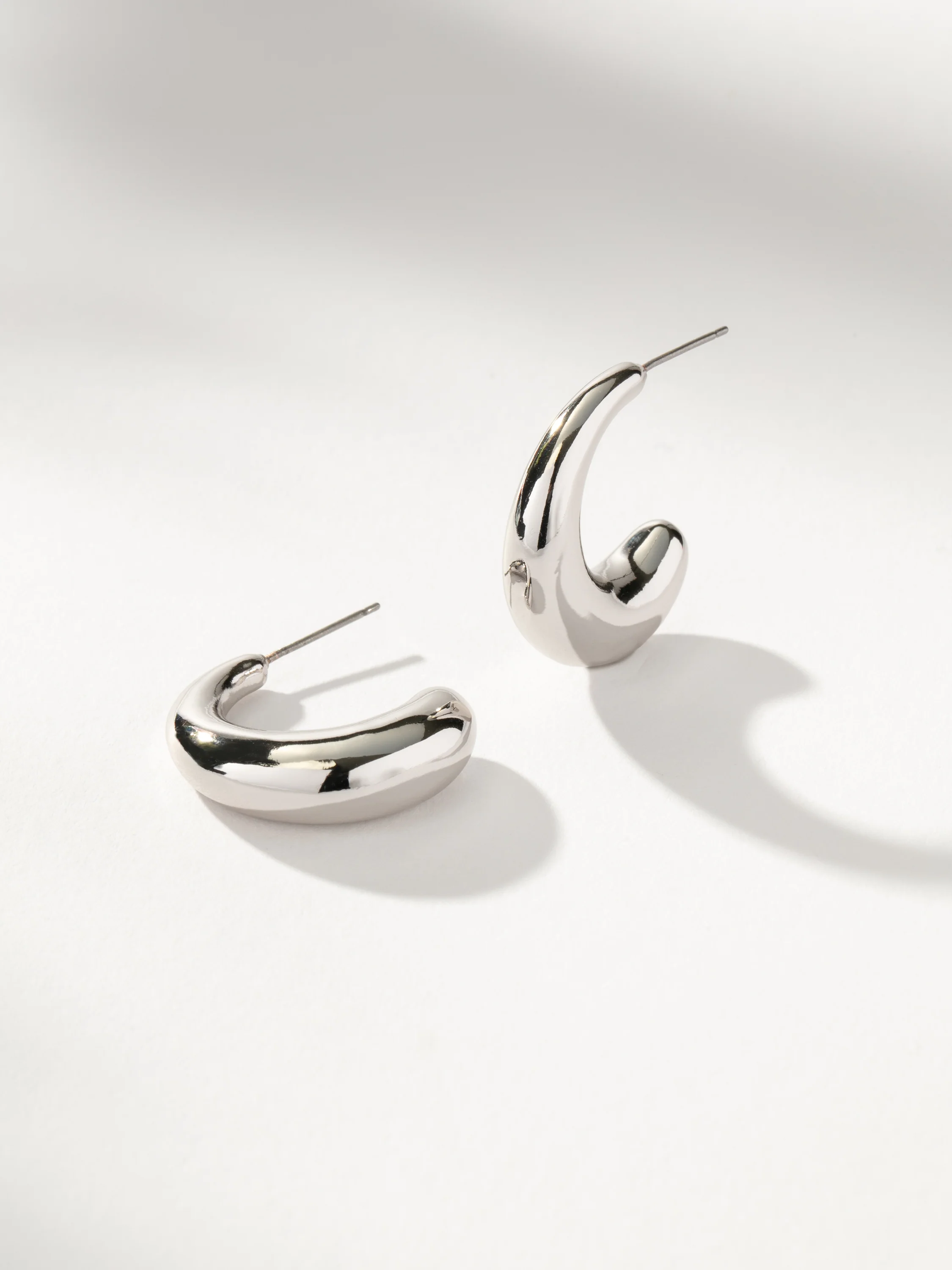 Dome Hoop Earrings - Image 5