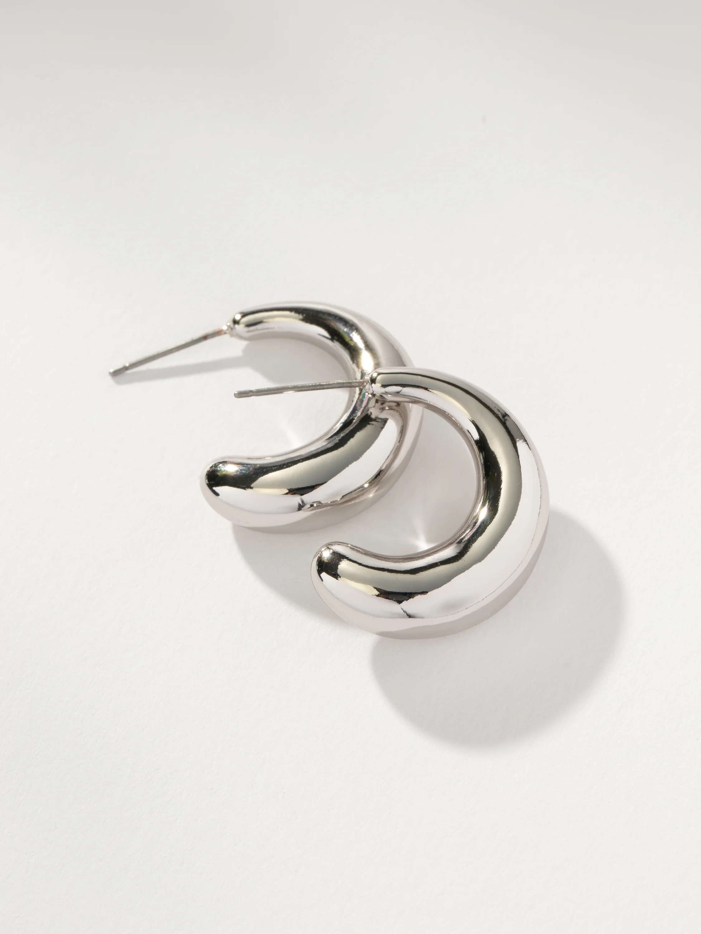 Dome Hoop Earrings - Image 7