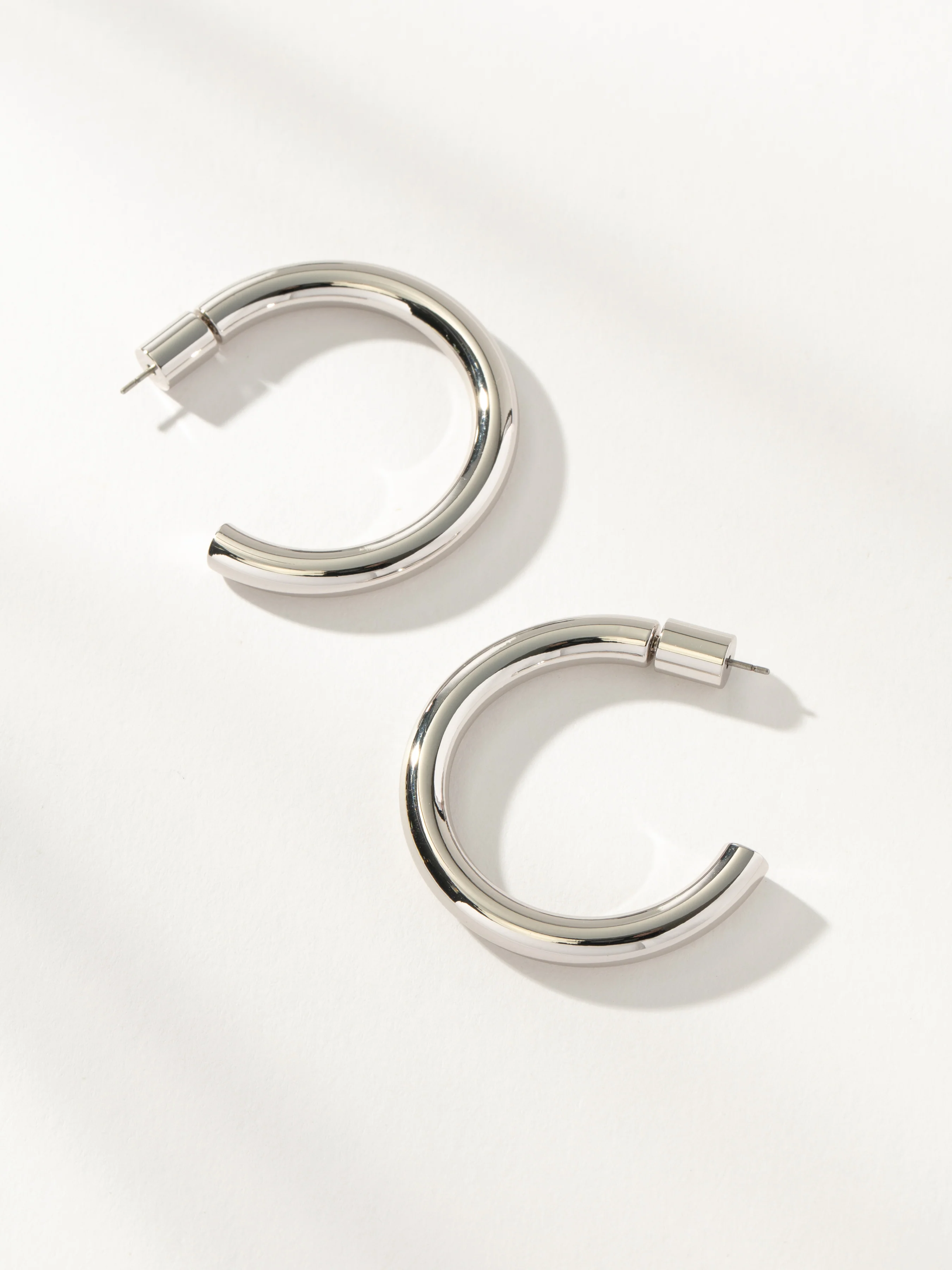 Effortless Tube Hoop Earrings - Image 5