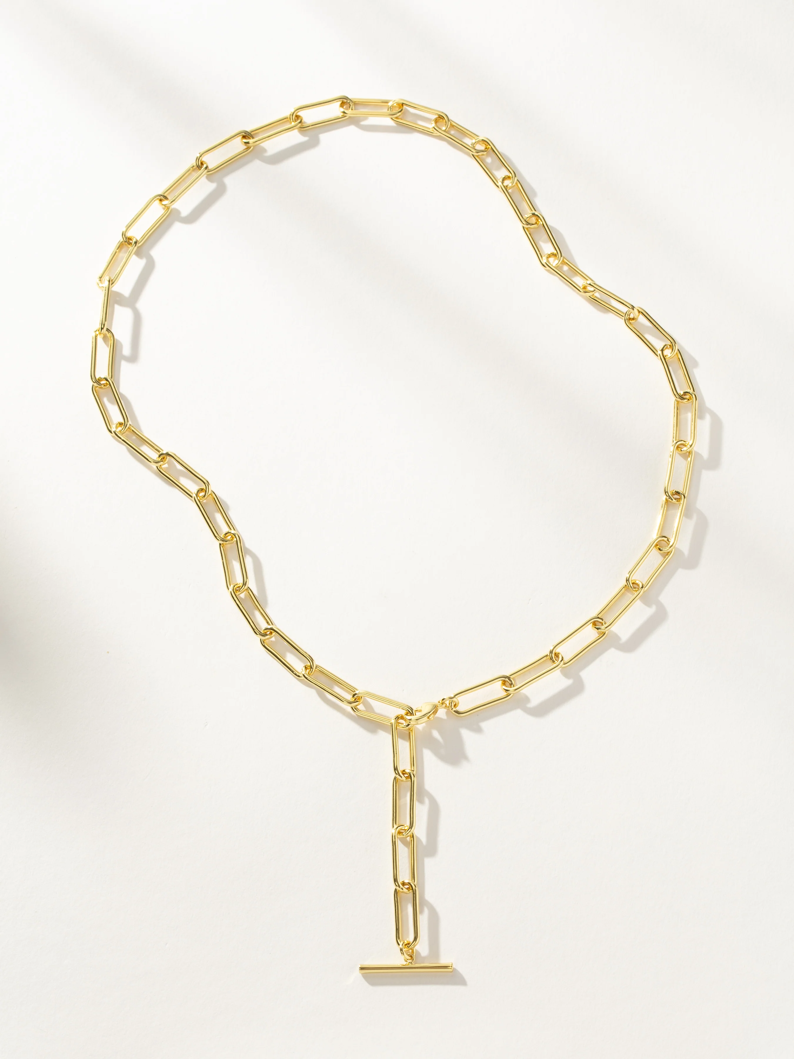 Excessive Chain Lariat Necklace - Image 3