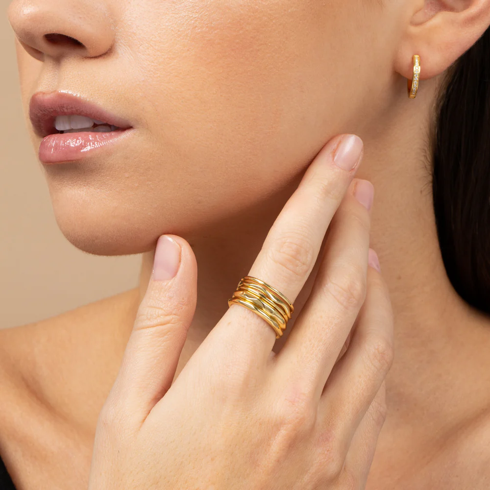 Forever Stack Vermeil Ring Set - Image 5