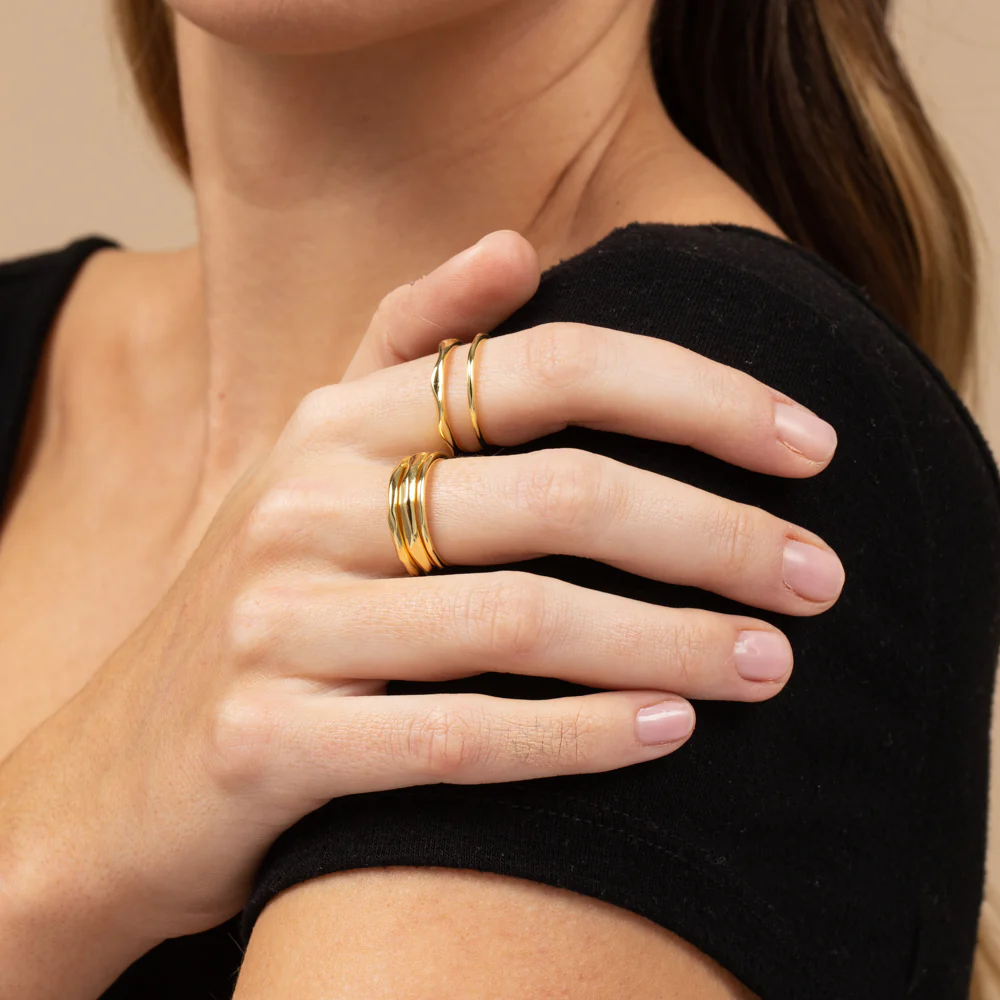 Forever Stack Vermeil Ring Set - Image 6