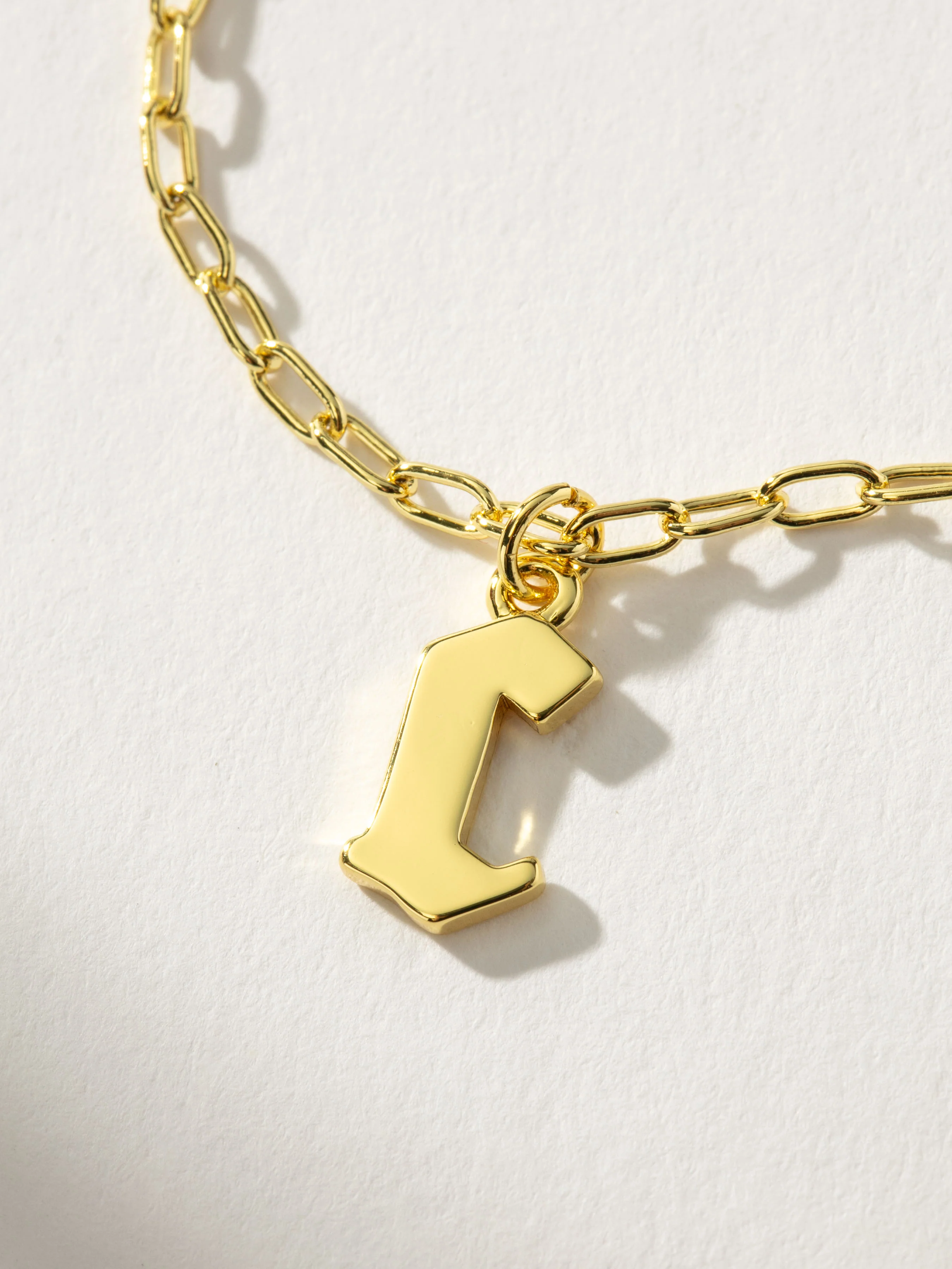 Gothic Initial Necklace - Image 5