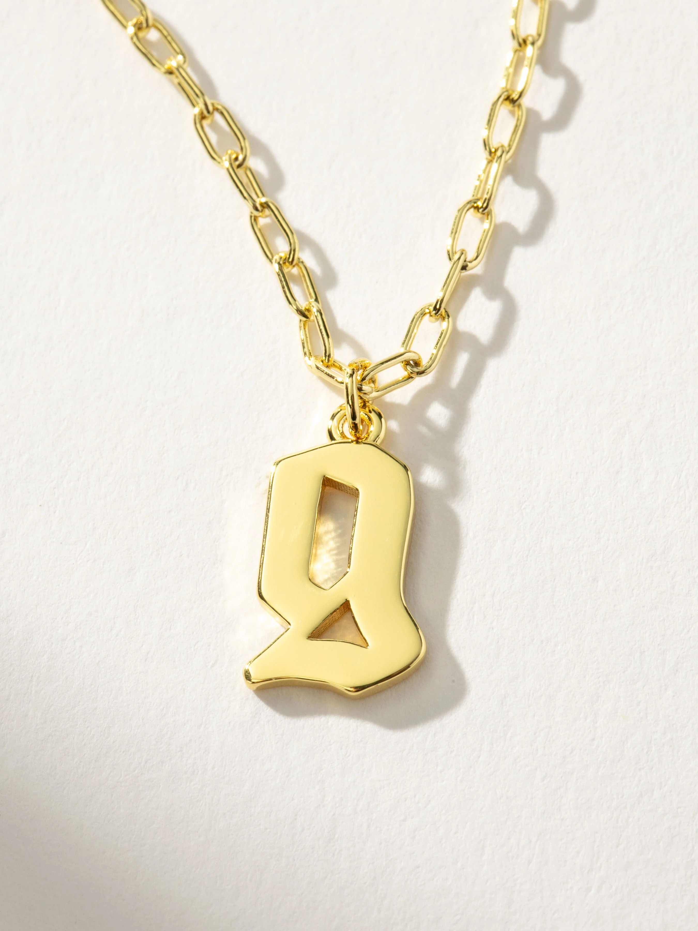 Gothic Initial Necklace - Image 9