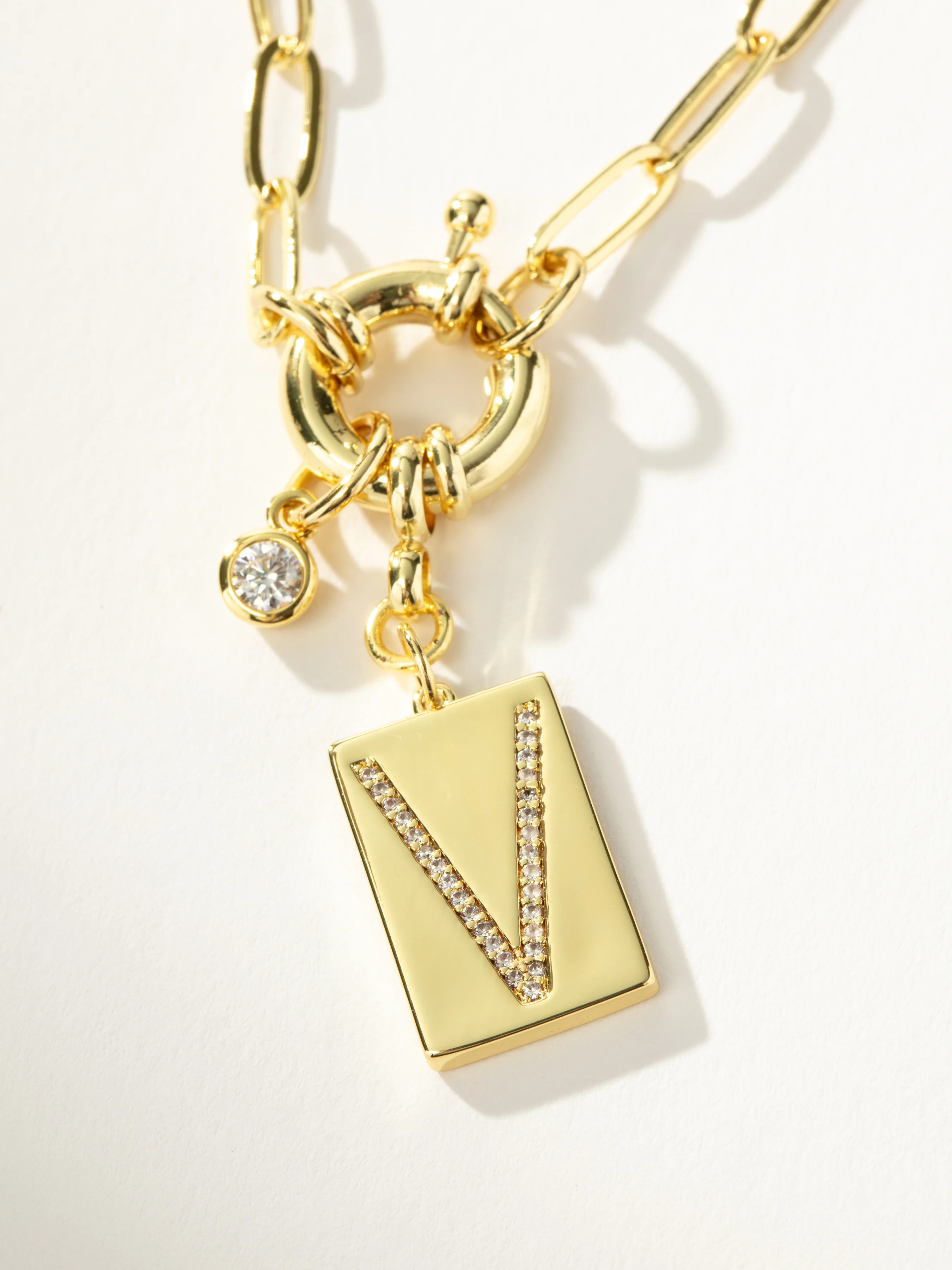 Initial Chain Letter Necklace - Image 19