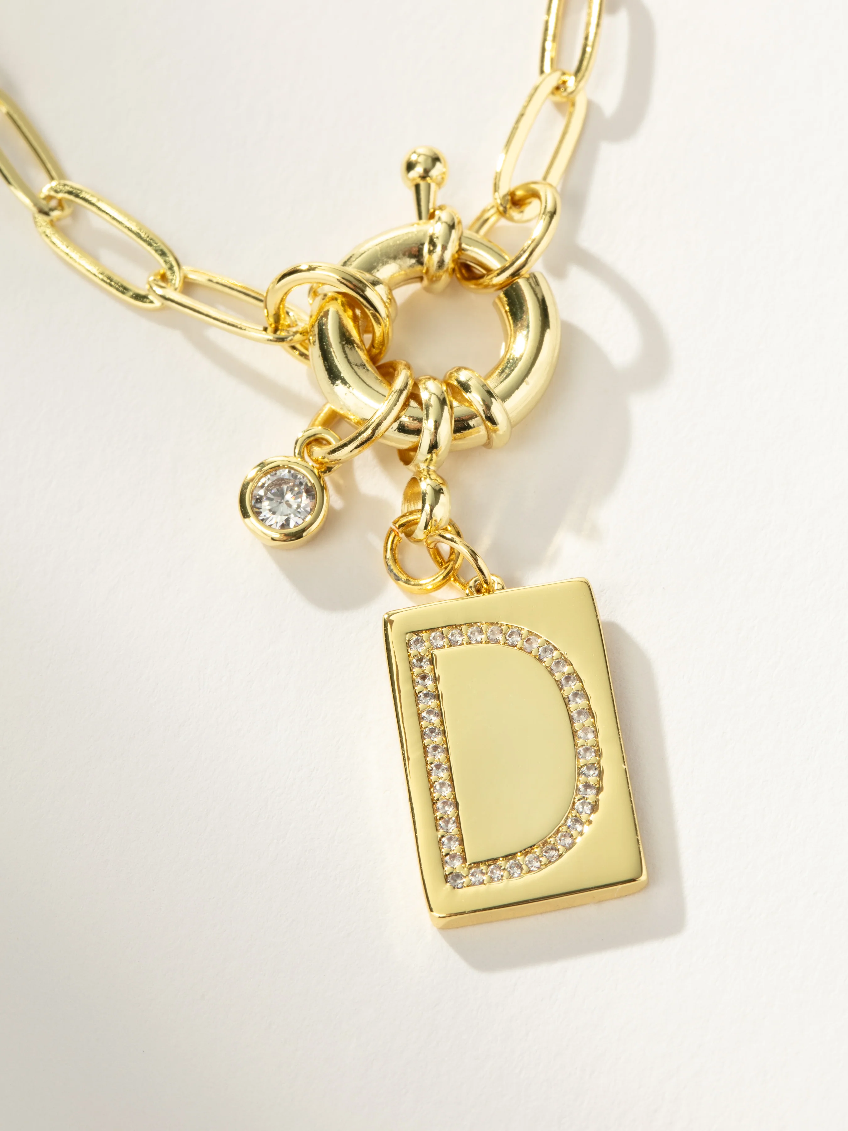 Initial Chain Letter Necklace - Image 6