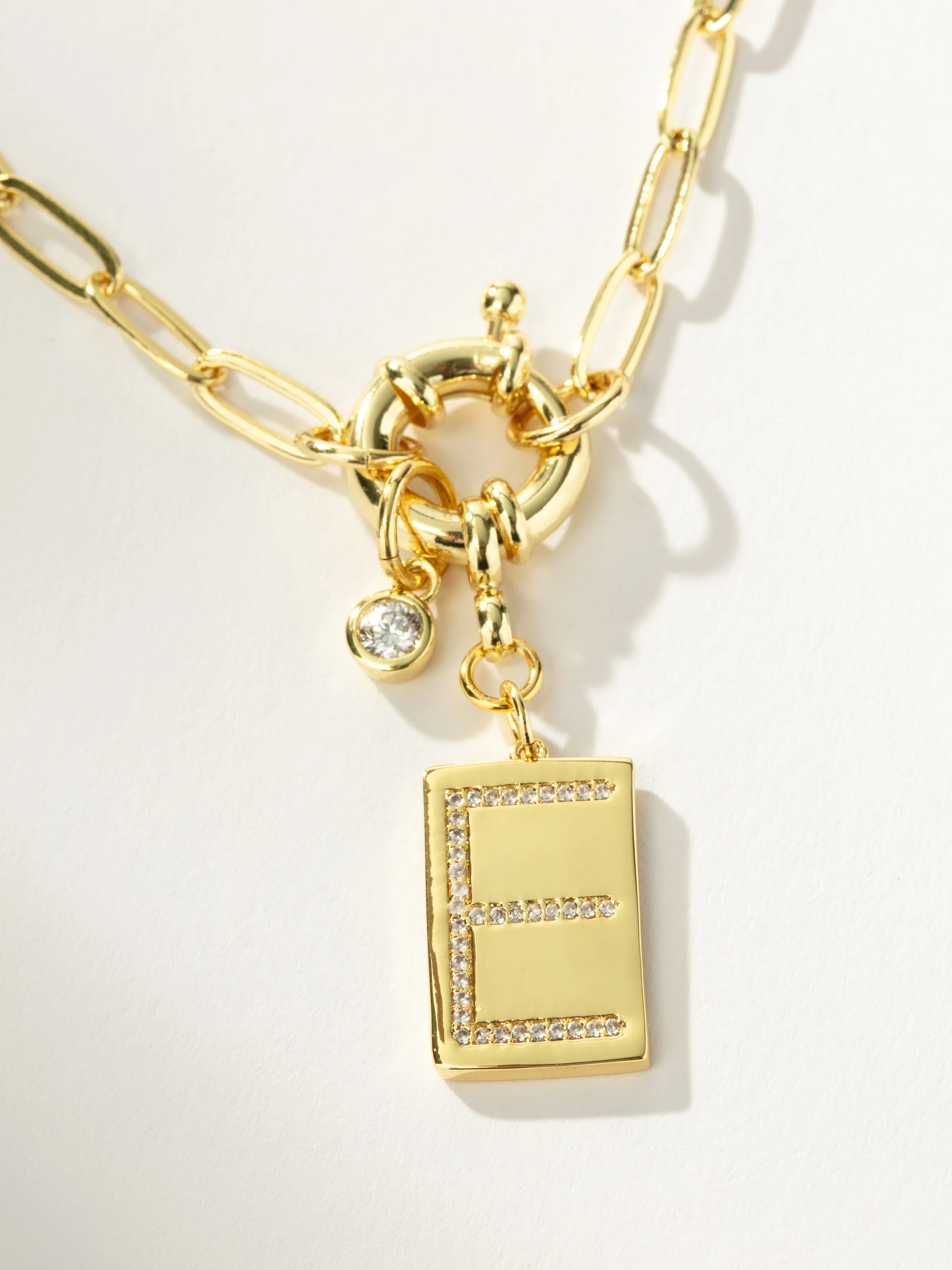 Initial Chain Letter Necklace - Image 7