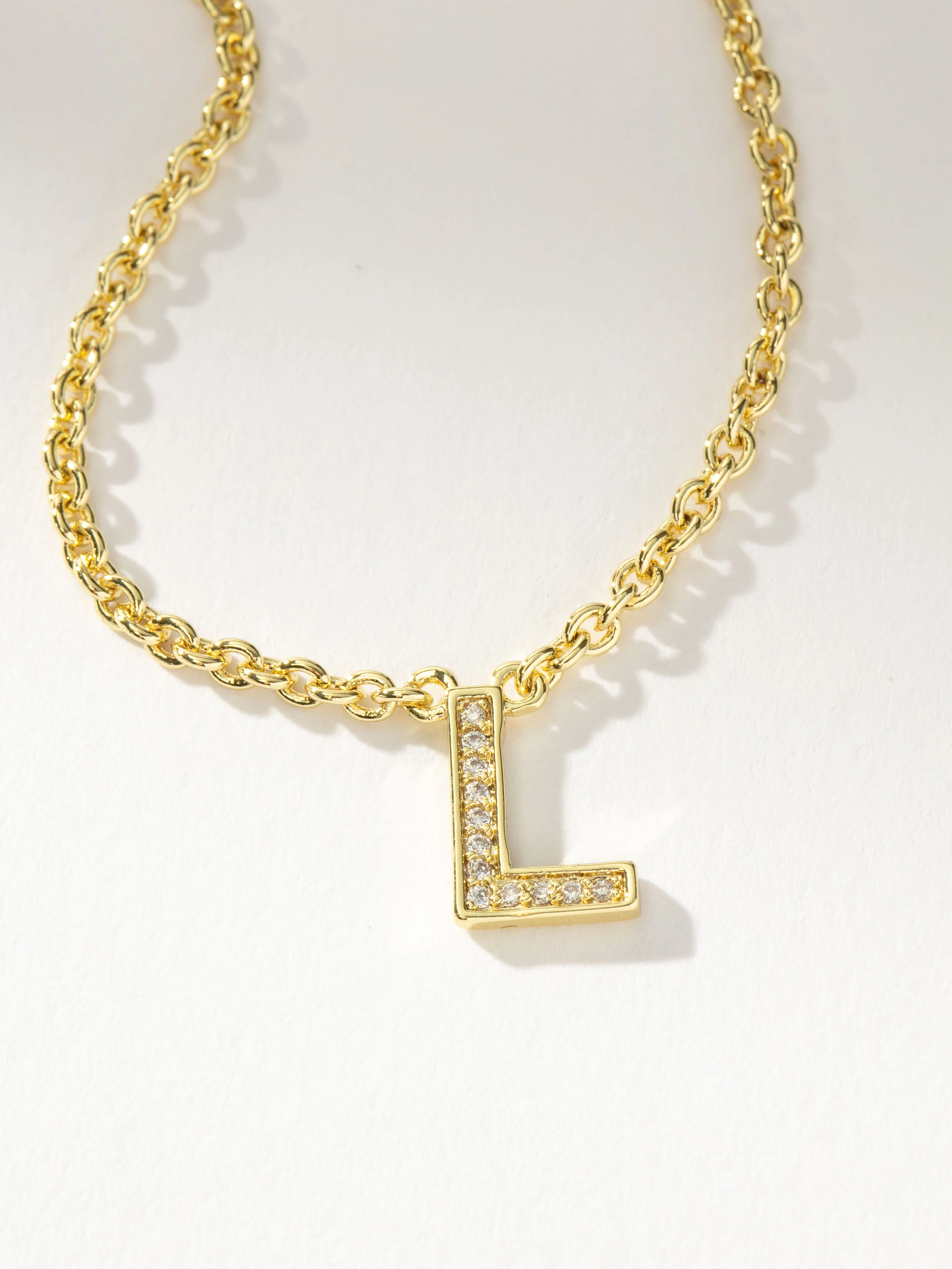 Initial Here Letter Necklace - Image 11