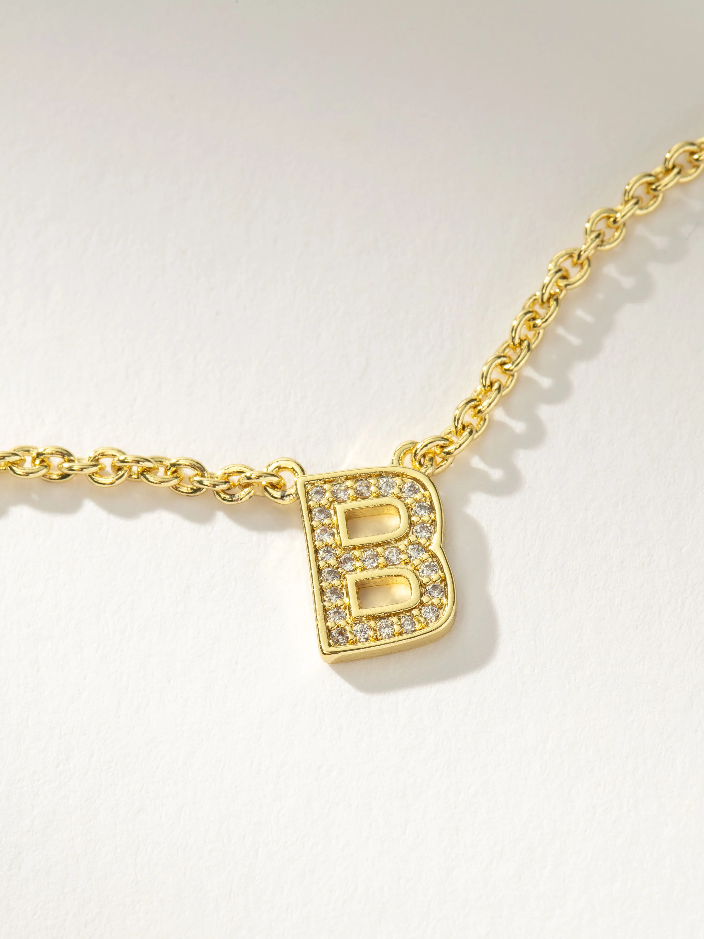Initial Here Letter Necklace - Image 4