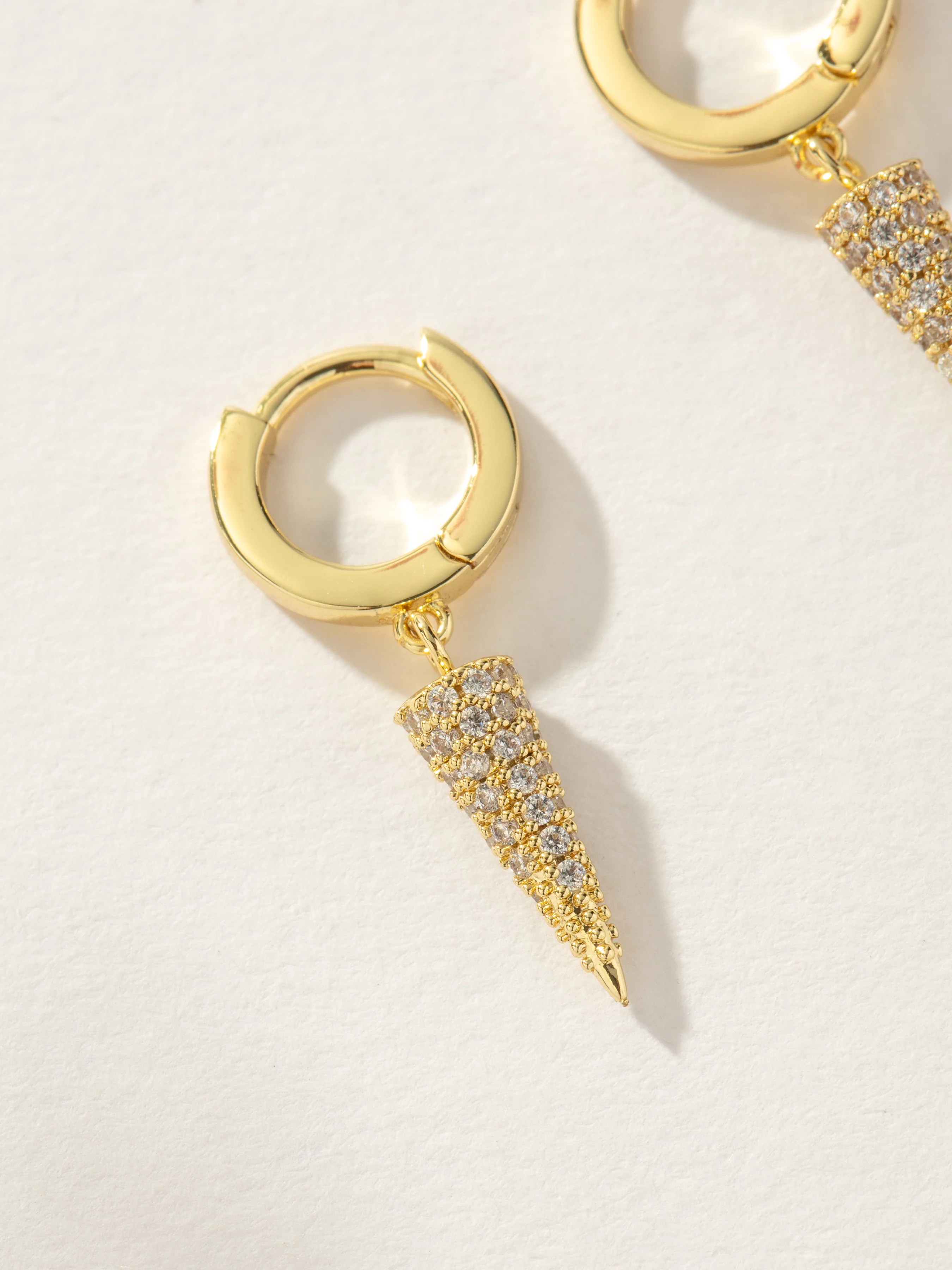 Killing It Spike Huggie Earrings - Image 3