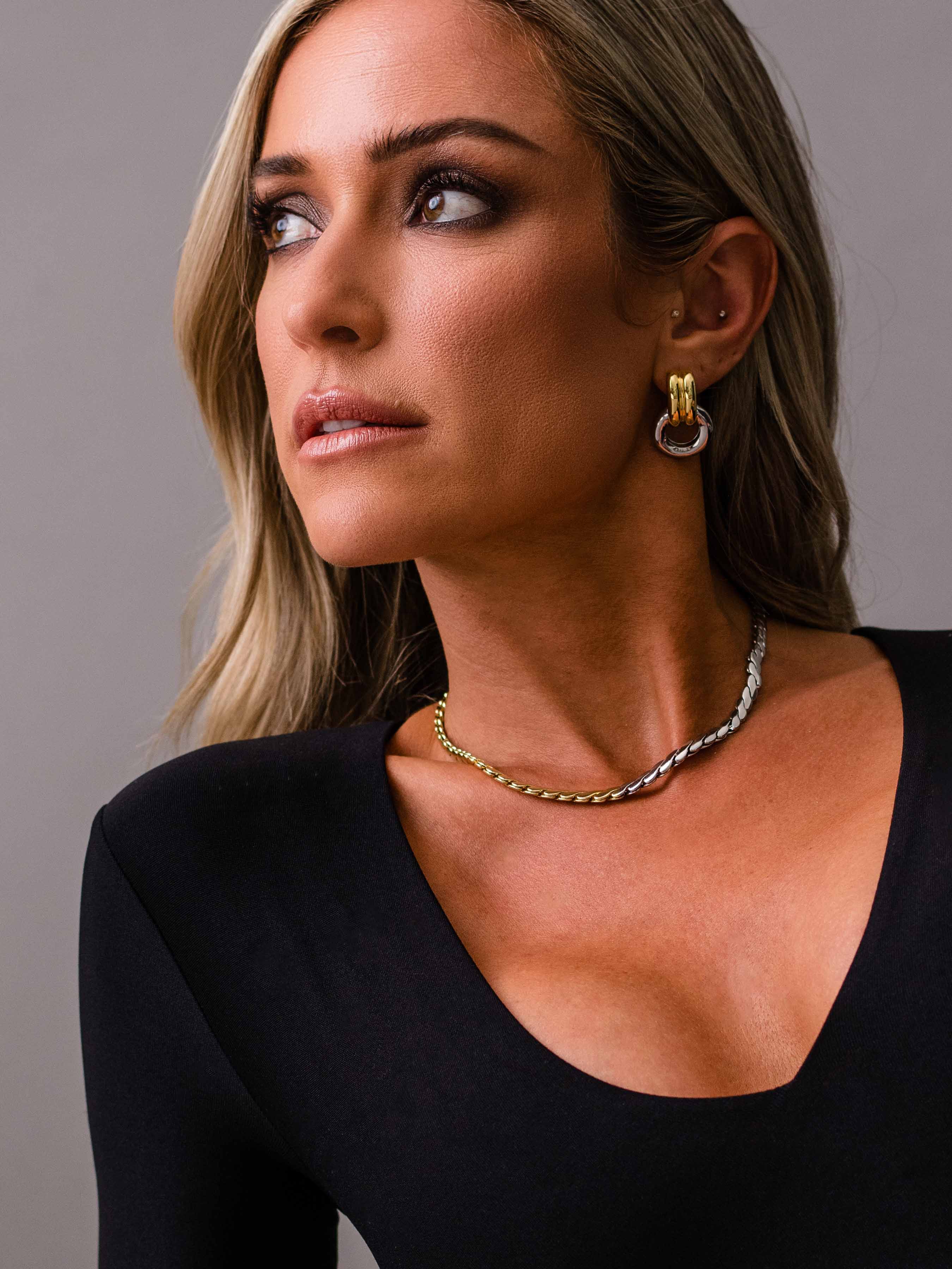 Knotted Hoop Earrings - Image 3