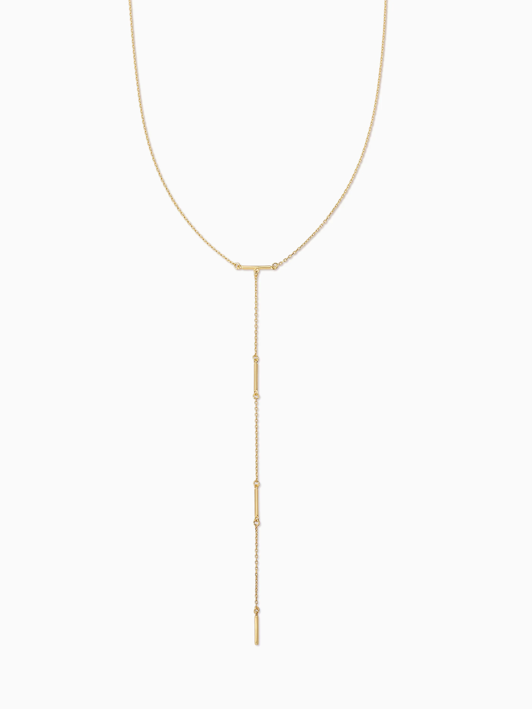 Vermeil Levels Lariat Necklace - Image 3