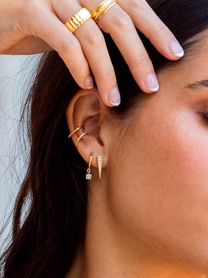 Making A Point Stud Earrings - Image 3