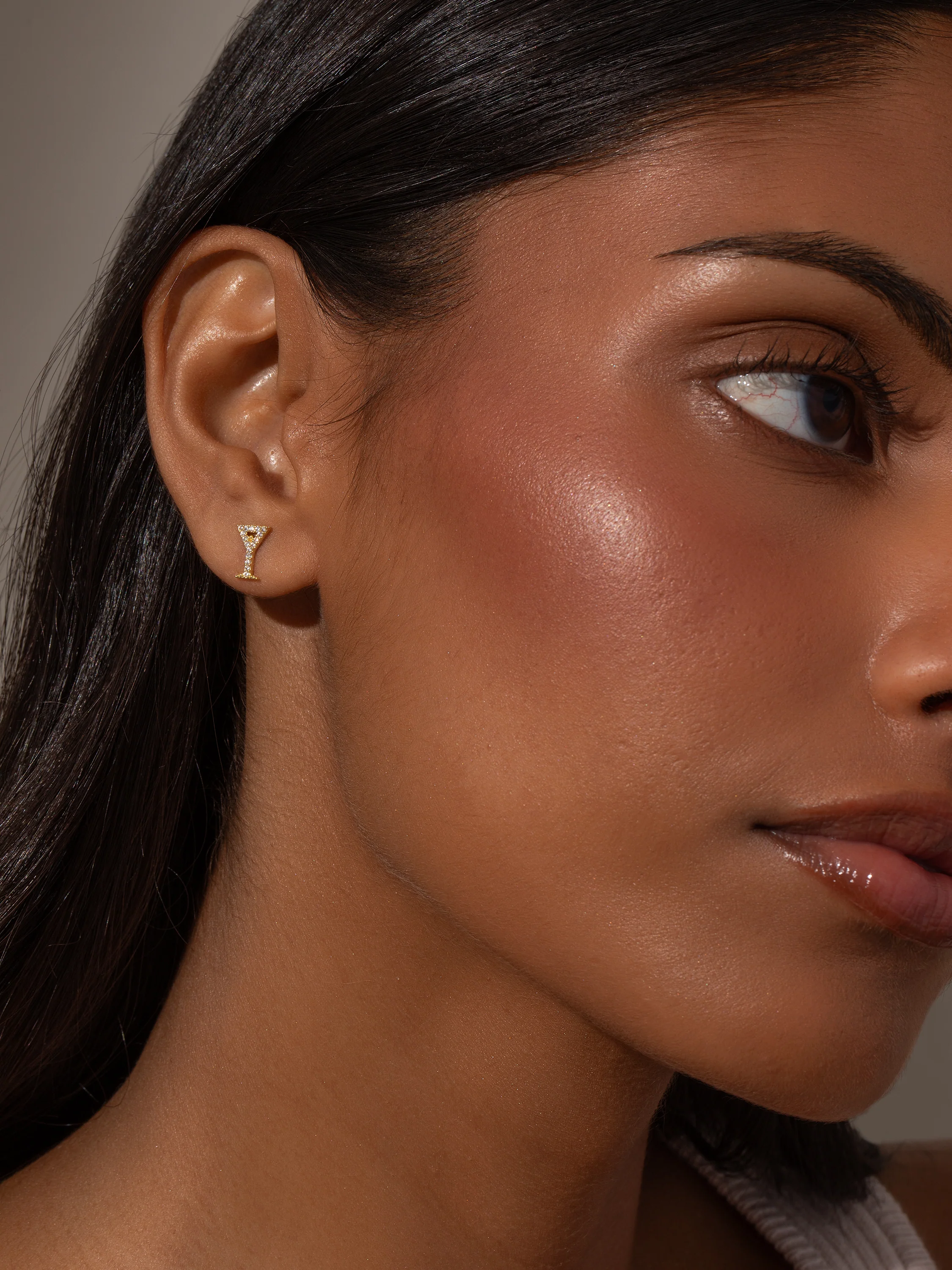 Martini Stud Earrings - Image 5