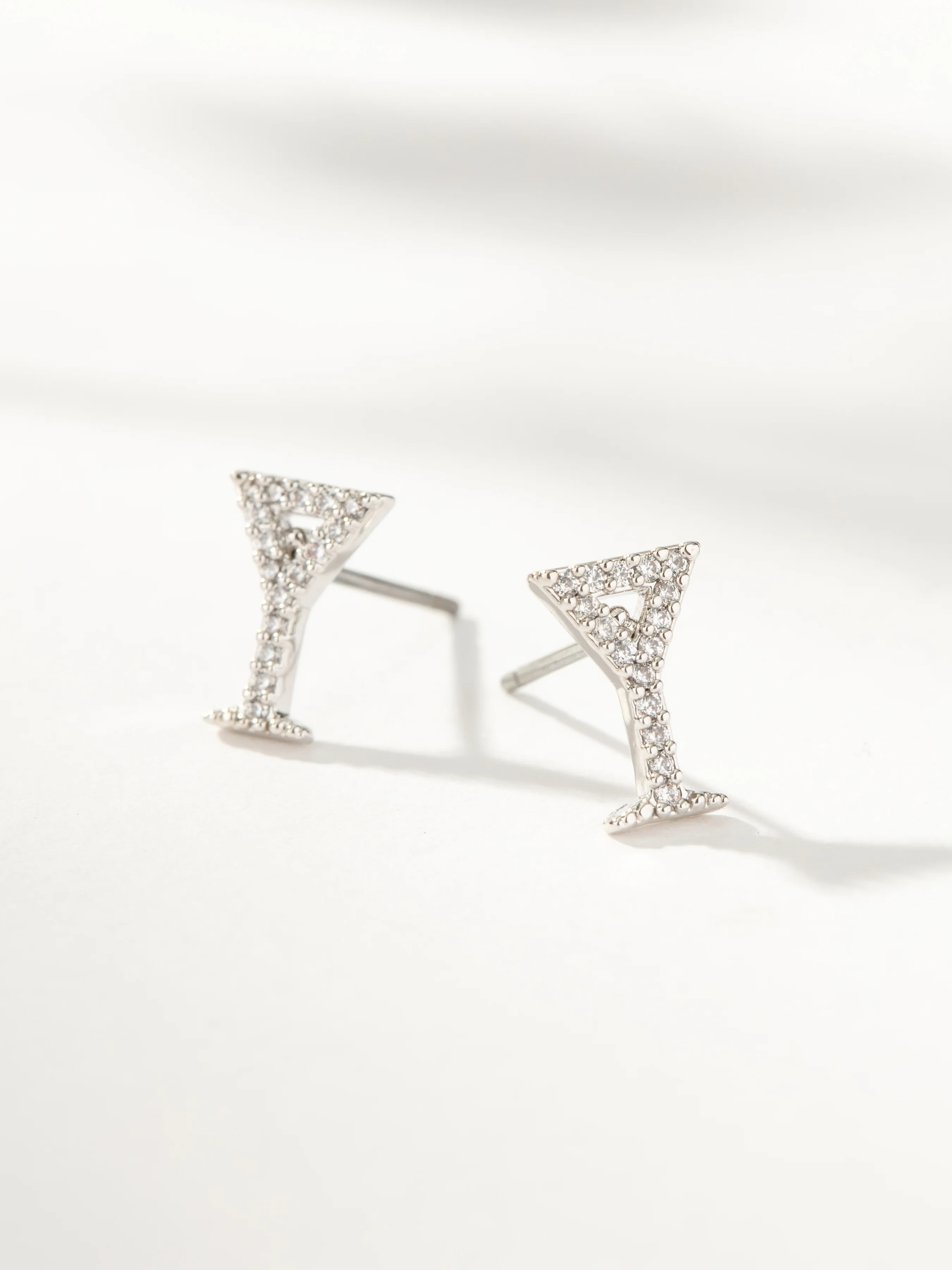 Martini Stud Earrings - Image 6