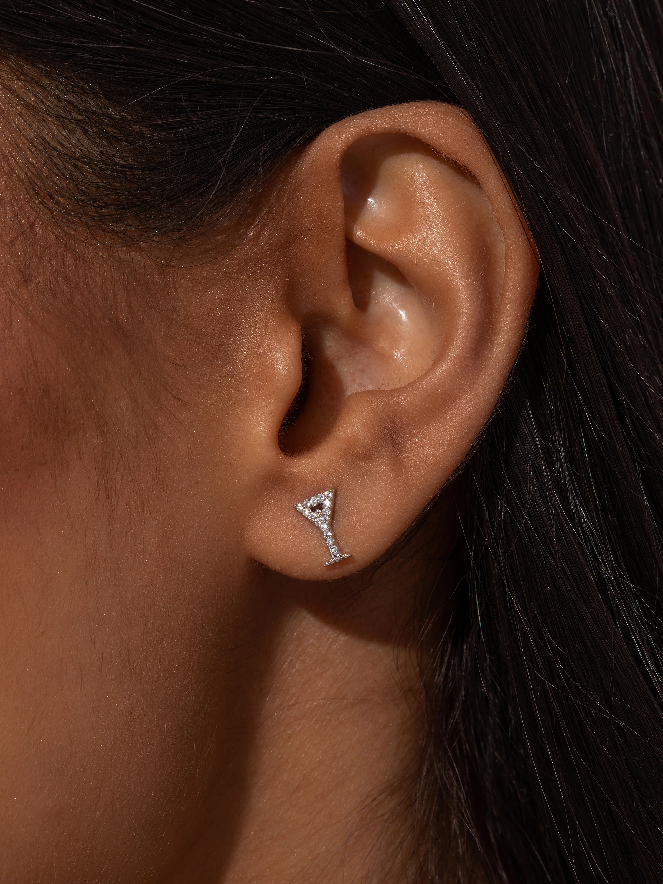 Martini Stud Earrings - Image 7