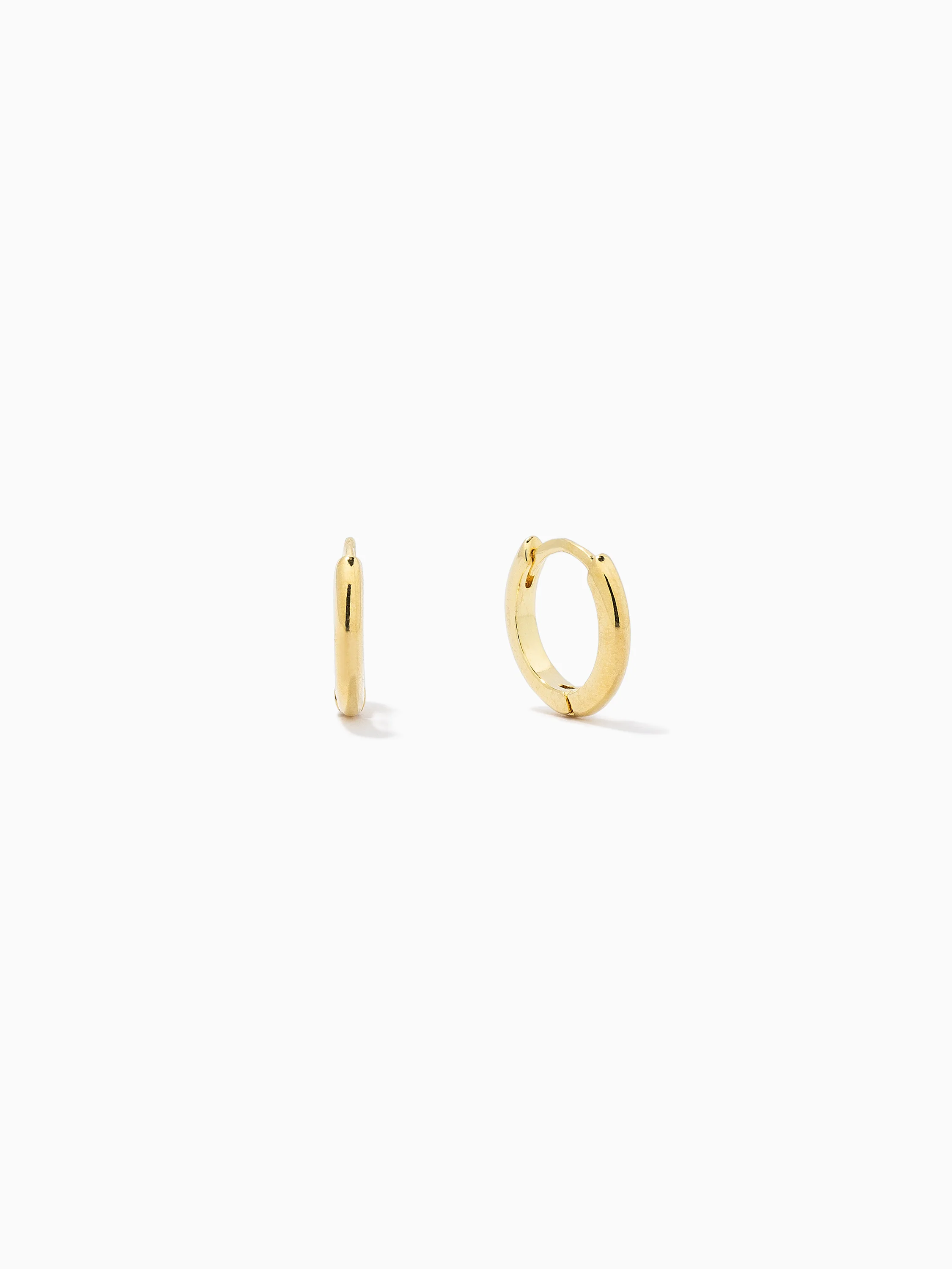Vermeil Mini Everyday Huggie Earrings - Image 3