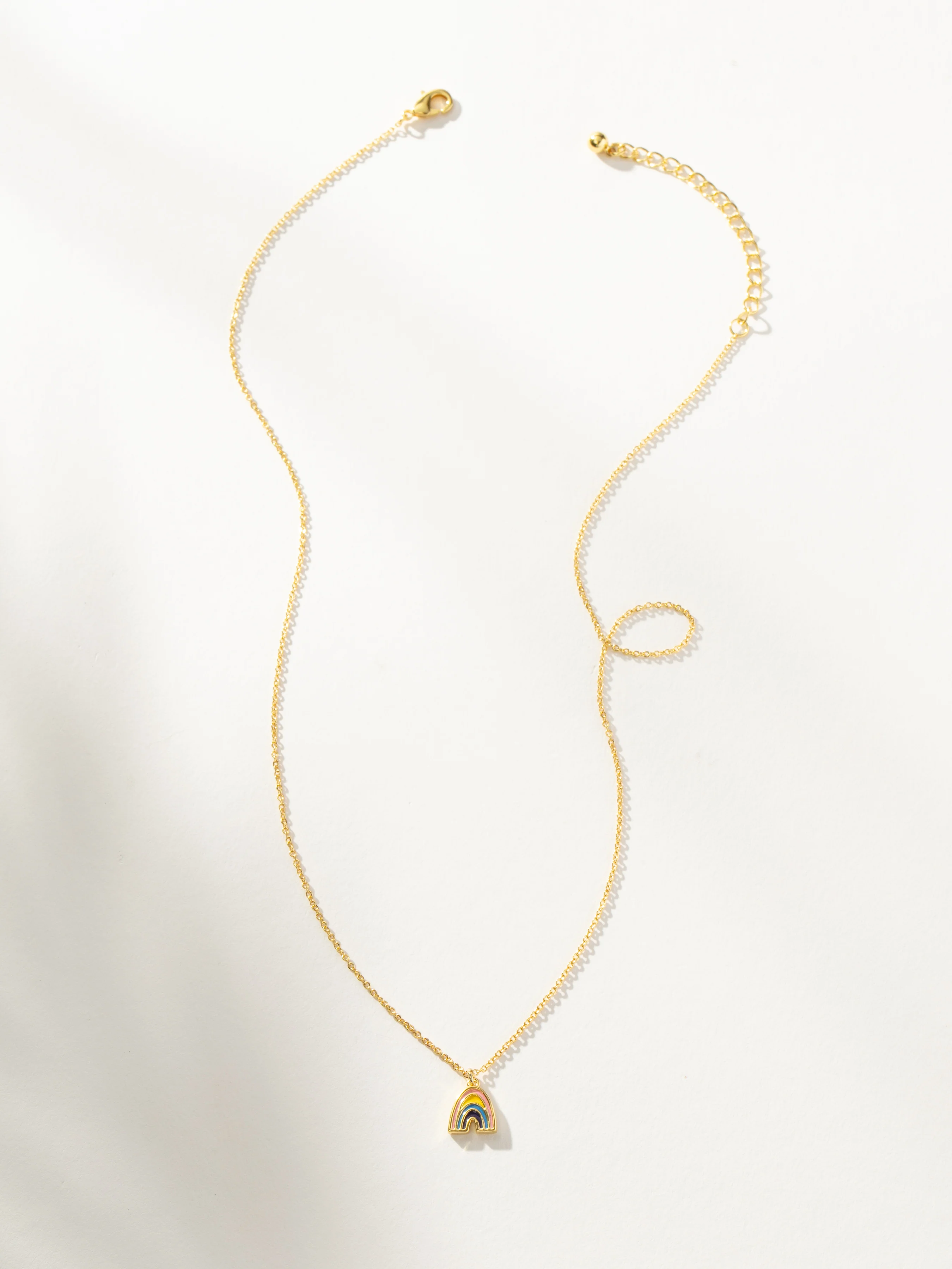 Mini Rainbow Pendant Necklace - Image 3