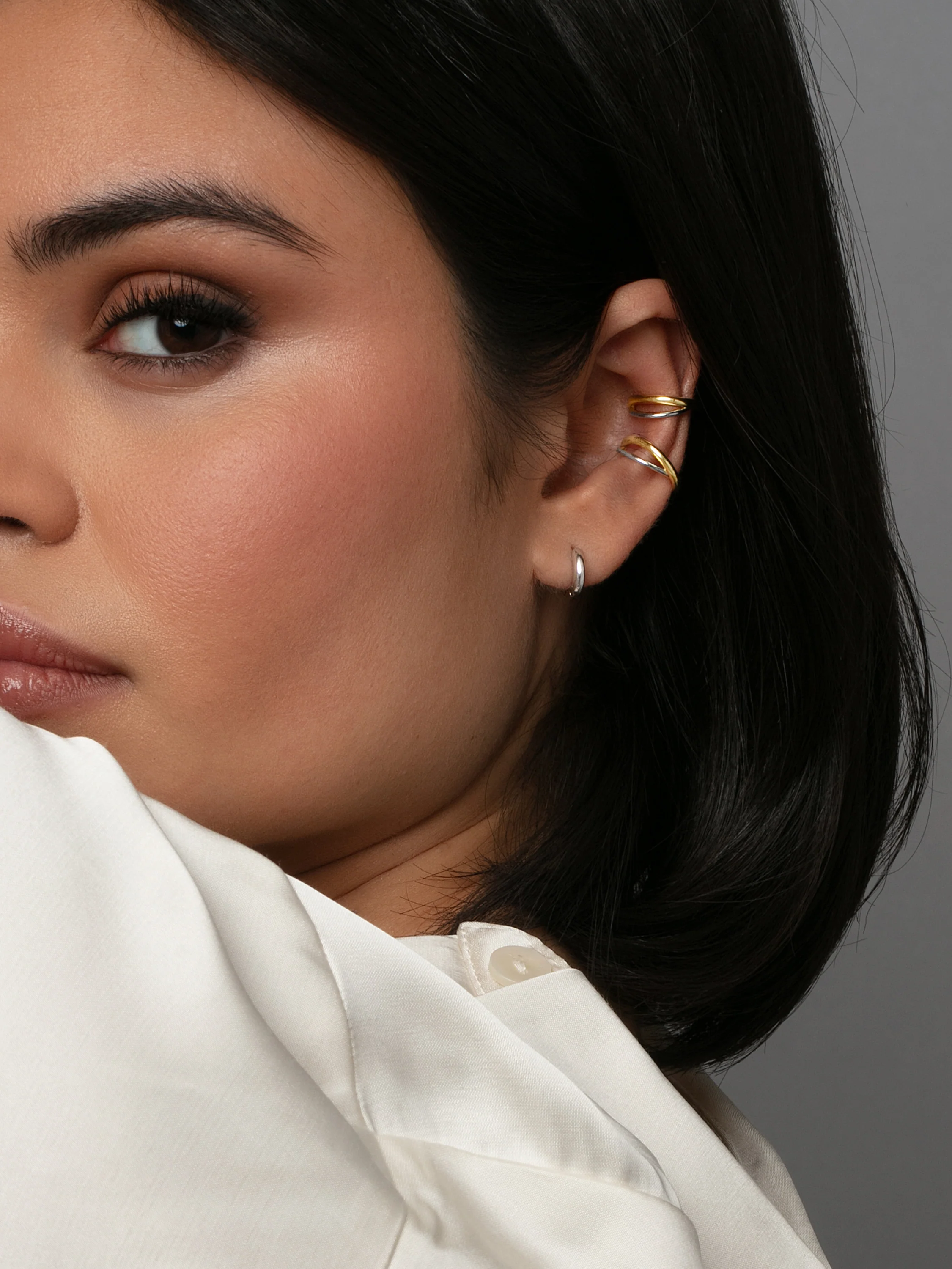 Mixed Metal Ear Cuff - Image 3