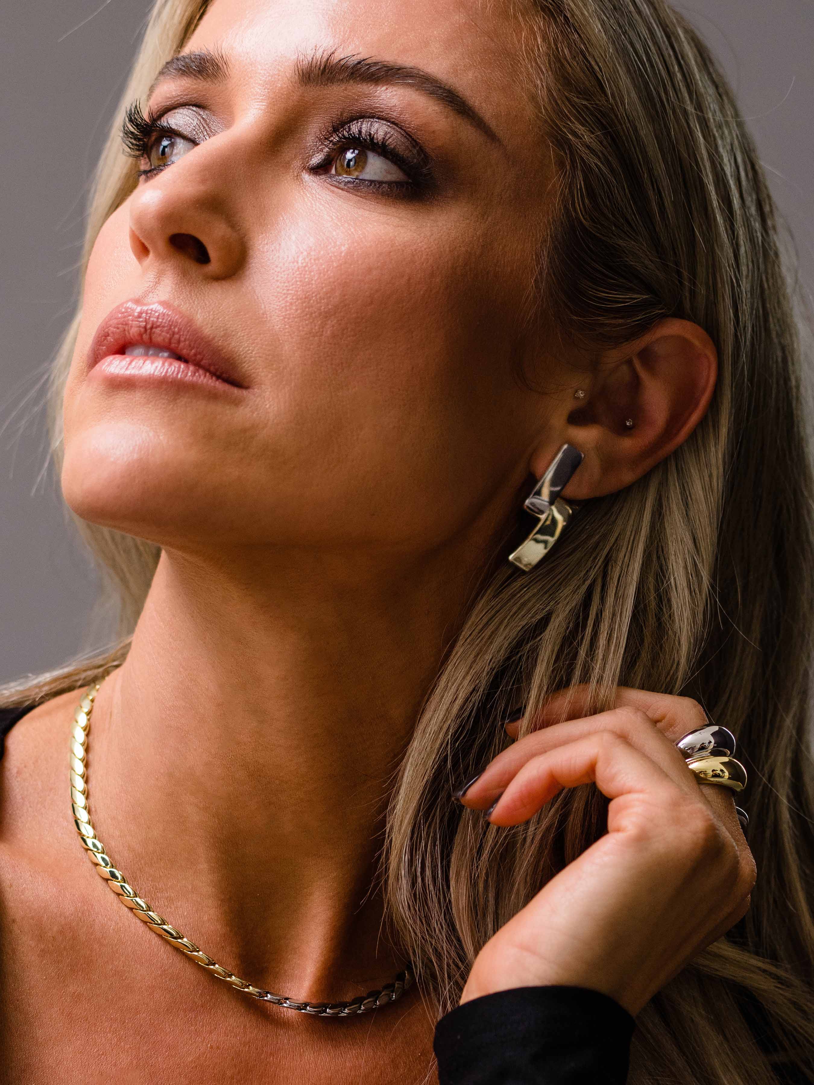 Mixed Metal Another Level Earrings - Image 4