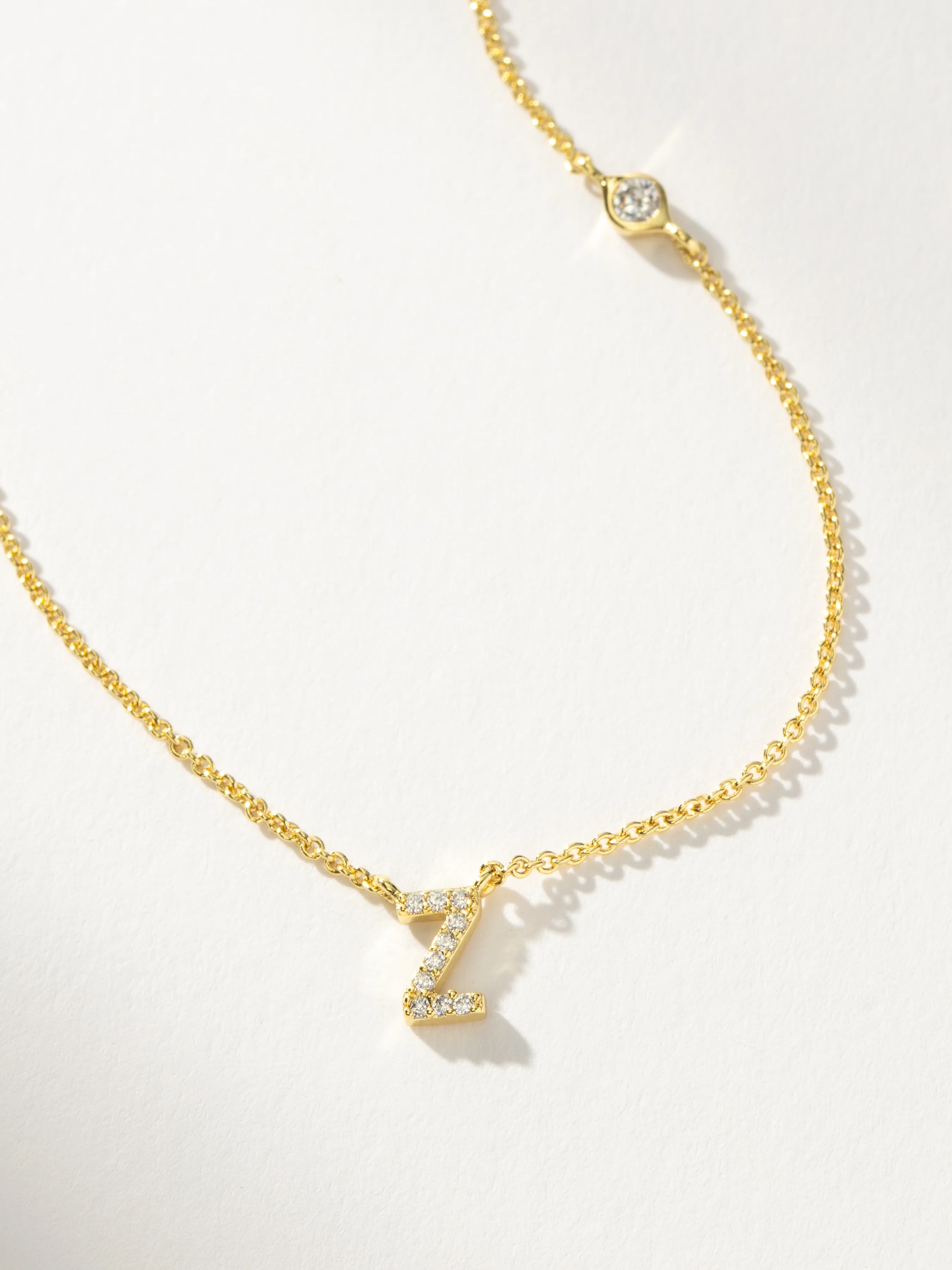 Pavé Initial Necklace - Image 28