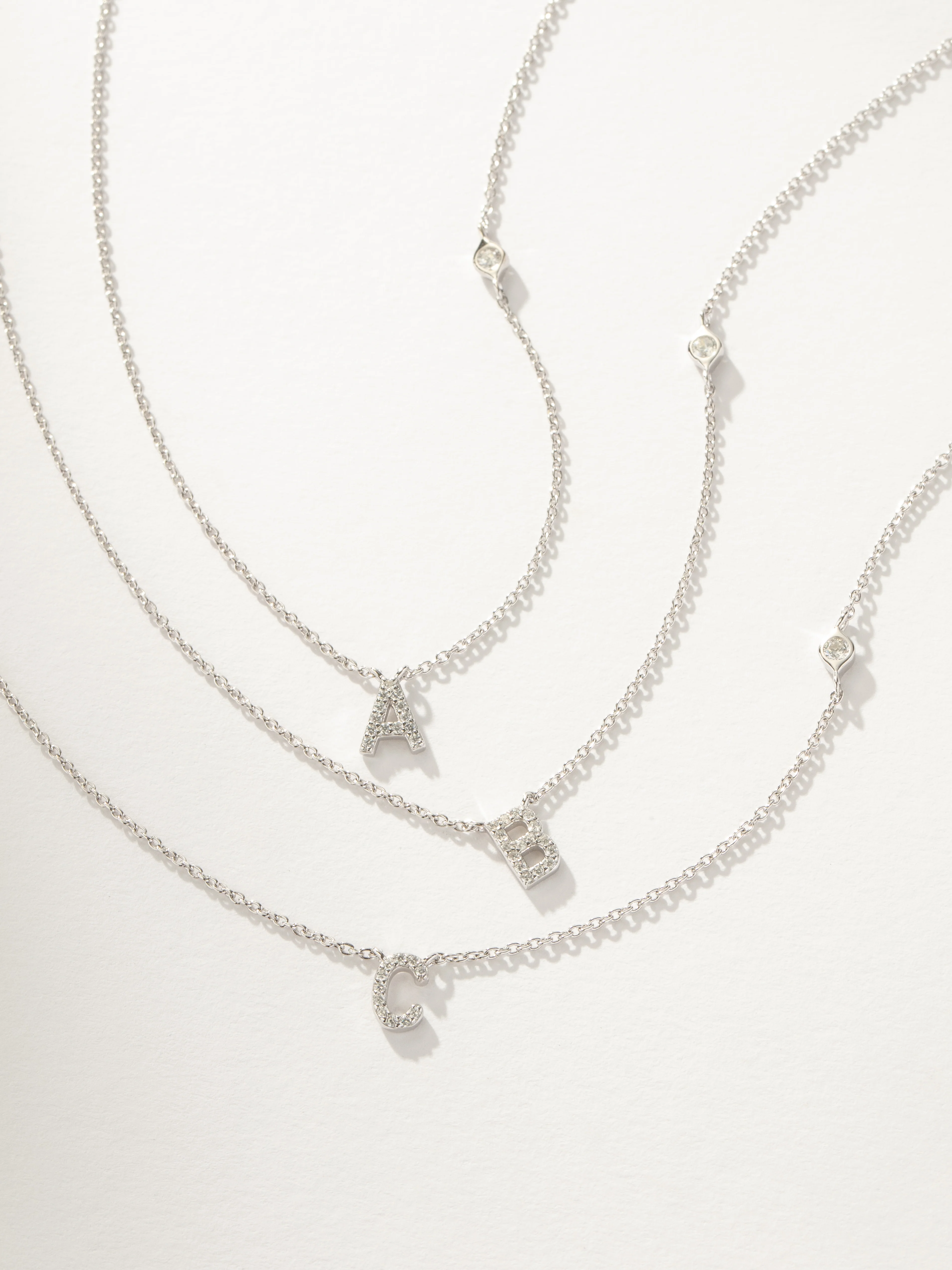 Pavé Initial Necklace - Image 31