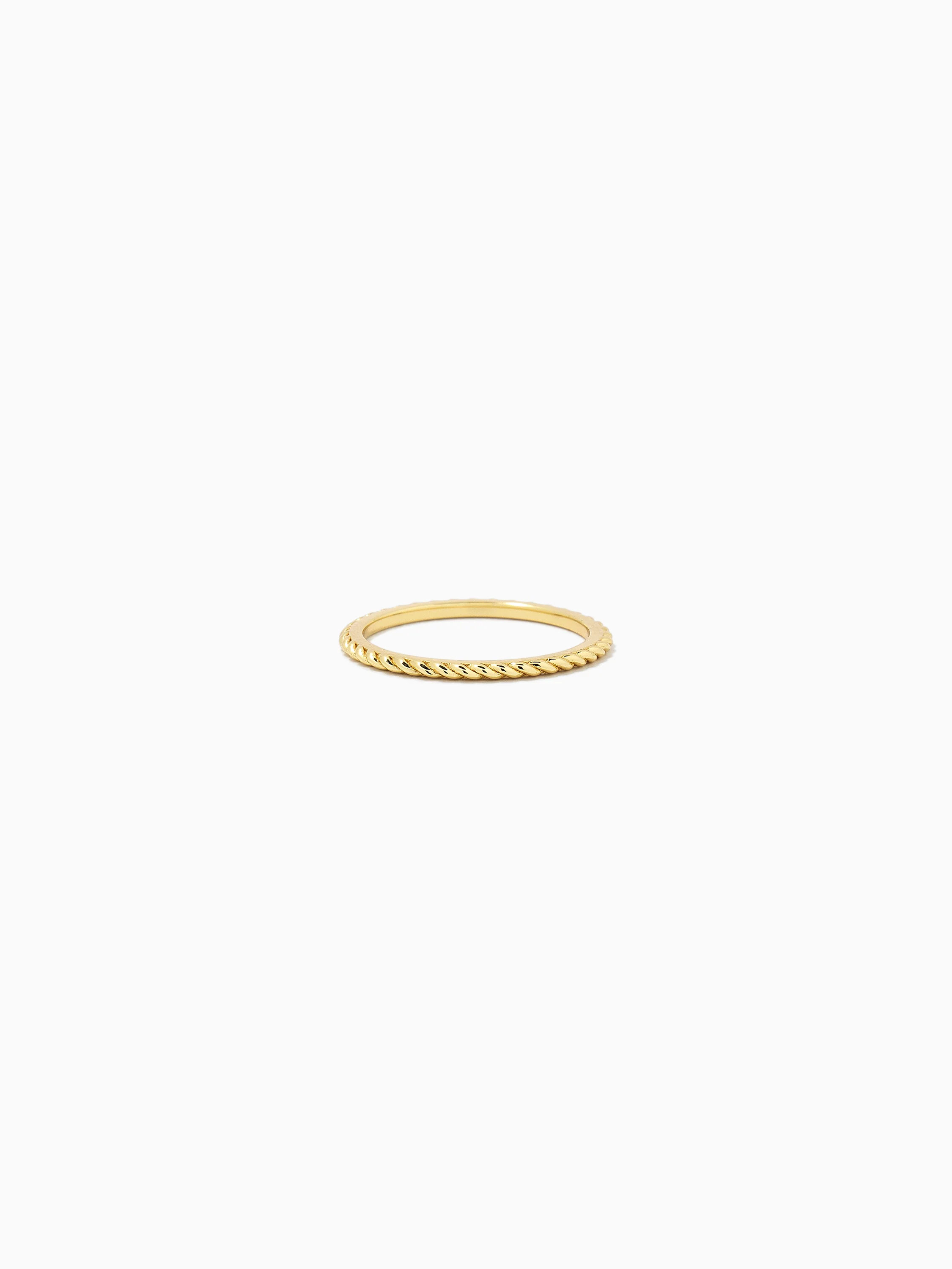 Vermeil Rope Ring - Image 3