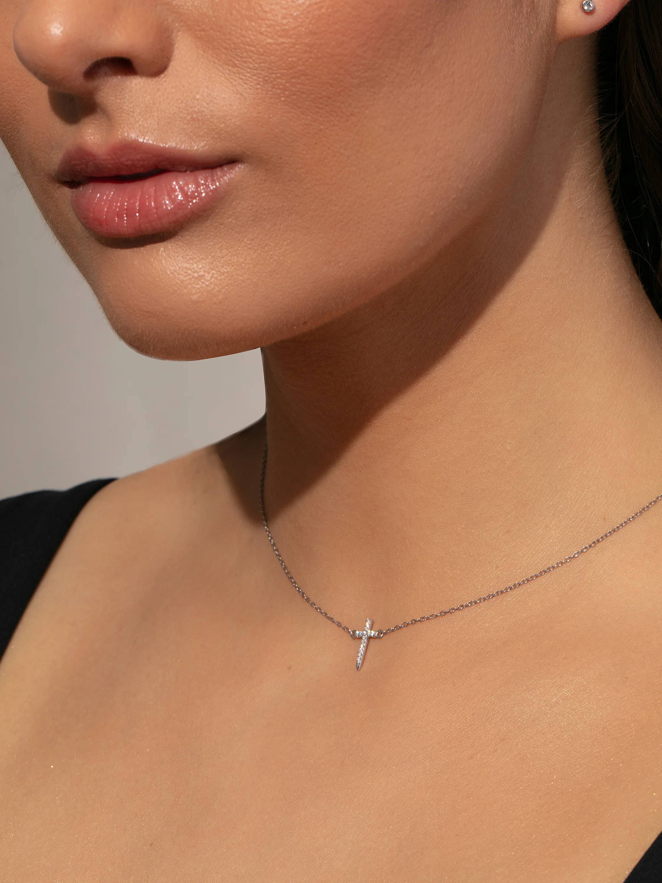 Simple Cross Necklace - Image 5