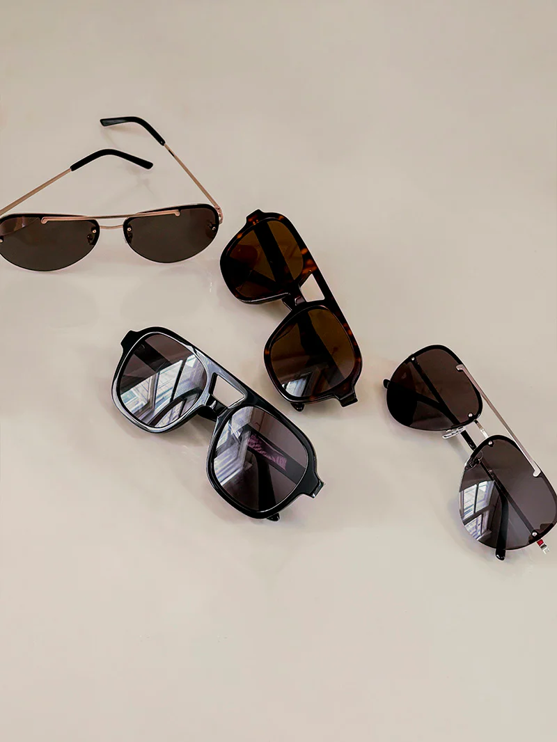 Straight Shooter Aviator Sunglasses - Image 5
