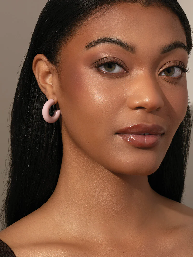 Tube Hoop Earrings - Image 4